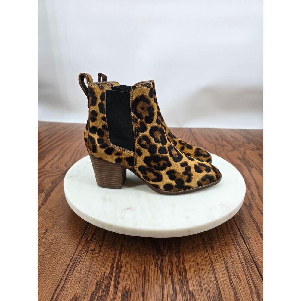 Madewell The Regan Boot In Leopard Calf Hair